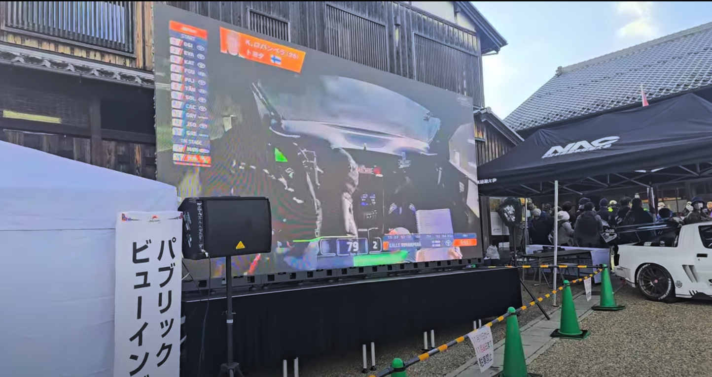 モータースポーツイベント LEDビジョン事例